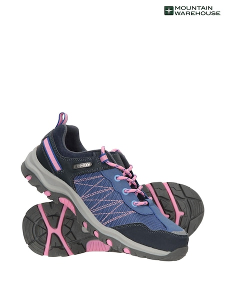 Mountain Warehouse Purple Stampede Kids Waterproof Walking Shoes (B27980) | £37