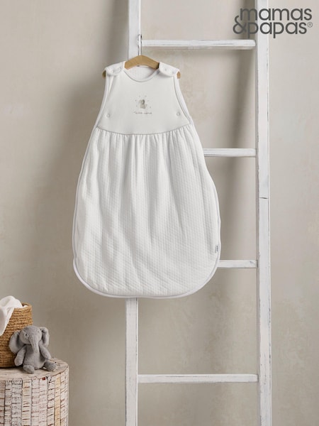 Mamas & Papas Grey Welcome To The World 2.5 Tog Sleep Bag 0-6 Elephant (B28155) | £35