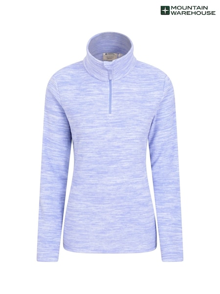 Mountain Warehouse Light Purple Womens Snowdon Melange Fleece (B28184) | £25