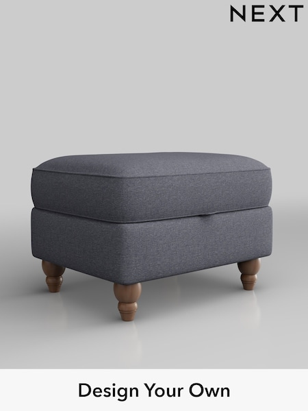 Tweedy Blend Easy Clean/Mid Slate Blue Ashford Relaxed Sit (B28223) | £450