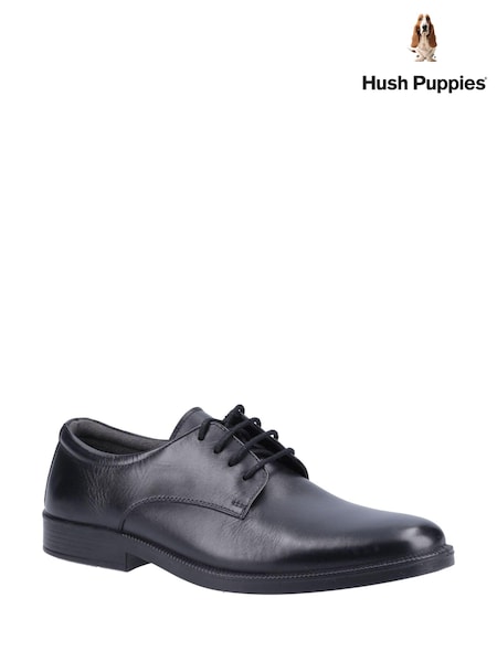 Hush Puppies Neal Lace-Up Black Shoes (B28292) | £70