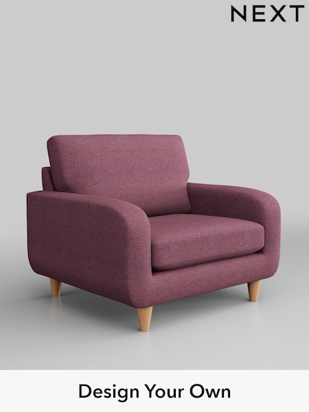 Tweedy Blend Easy Clean/Mid Mulberry Purple Camden (B28495) | £550