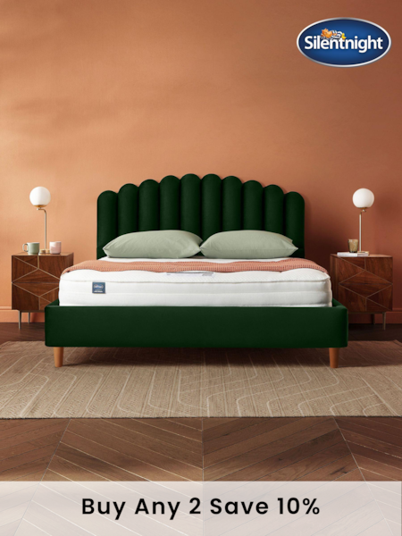Silentnight Rainforest Velvet Oriana Bedframe (B28613) | £780 - £870