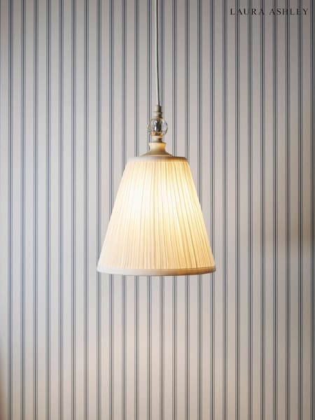 Laura Ashley Cream Ellis Pendant Ceiling Light (B28663) | £55