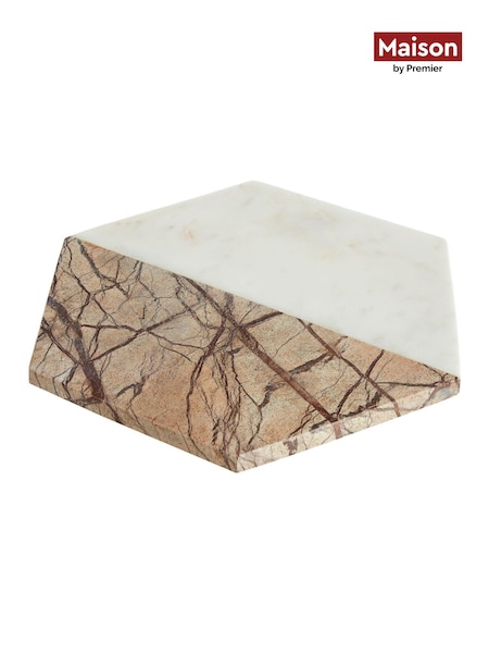 Maison by Premier Brown Marble Chopping Board (B29132) | £29