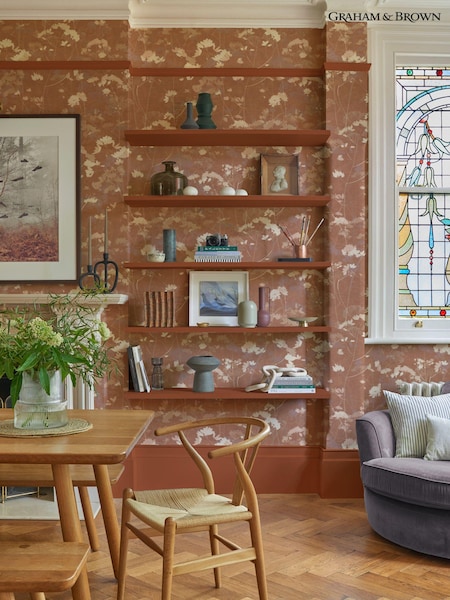 Graham & Brown Clay Flower Press A4 Sample (B29784) | £1