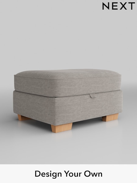 Fine Chenille Easy Clean/Light Steel Grey Hayden Highback (B30028) | £499