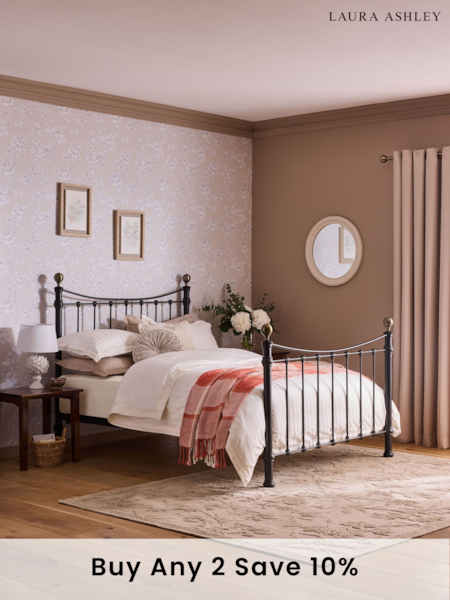 Laura Ashley Black Hayworth Bed (B30367) | £350 - £375