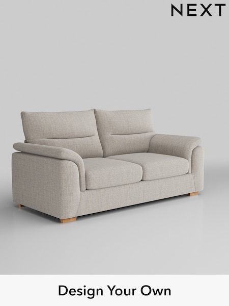 Chunky Weave/Dove Grey Hayden Highback (B30658) | £1,225