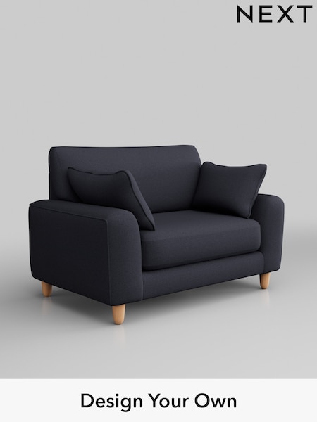 Tweedy Blend Easy Clean/Dark Slate Blue Campbell (B30854) | £875