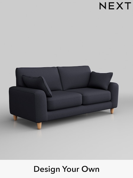 Tweedy Blend Easy Clean/Dark Slate Blue Campbell (B30854) | £1,075