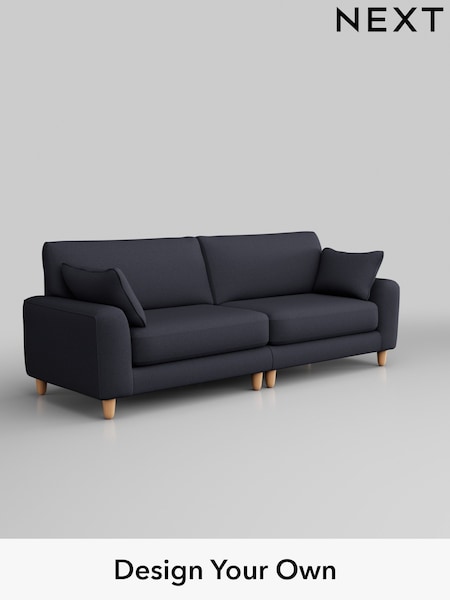 Tweedy Blend Easy Clean/Dark Slate Blue Campbell (B30854) | £1,275
