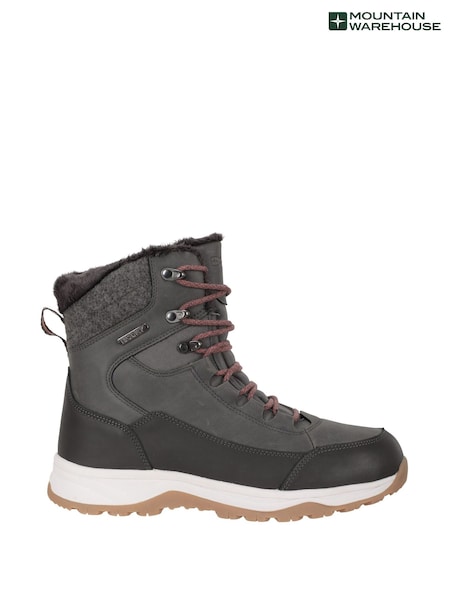 Mountain Warehouse Green Tundra Womens Waterproof Snow Boots (B30940) | £112