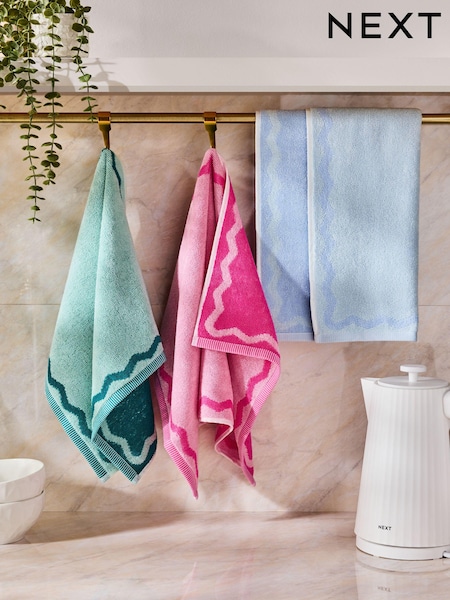 Multi Terry Set of 3 Tea Towels (B33564) | £14