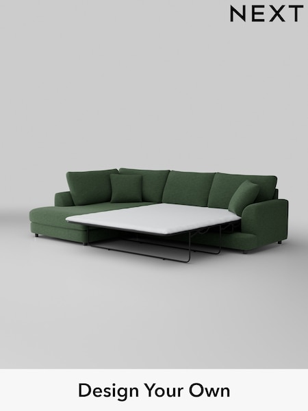 Fine Chenille Easy Clean/Mid Khaki Green Parker (B34405) | £2,525