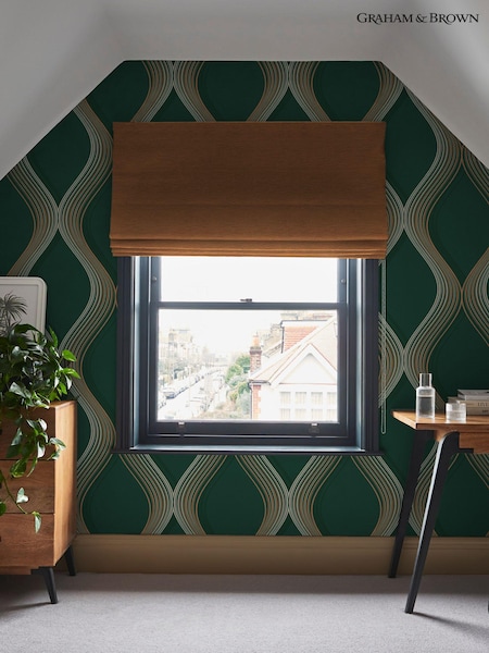 Graham & Brown Green Euphoria Wallpaper (B34921) | £1