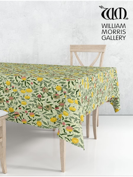 William Morris Gallery Fruit 100% Cotton Wipe Clean Table Cloth (B35419) | £40 - £64