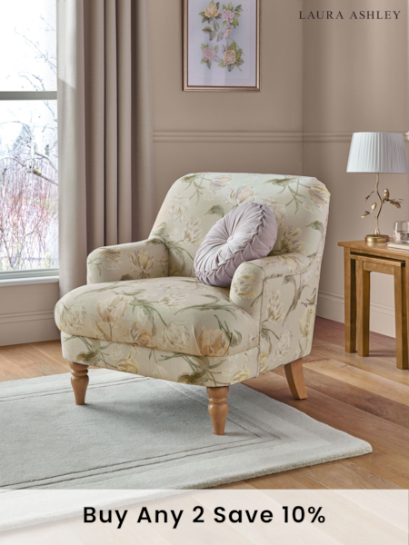 Laura Ashley Sage Green Gosford Clipsham Accent Chair (B35723) | £399