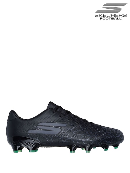 Skechers Silver/Black Gold Firm Ground Football Boots (B35863) | £90