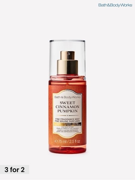 Sweet Cinnamon Pumpkin - Bath & Body Works Travel Size Fine Fragrance Mist 75ml