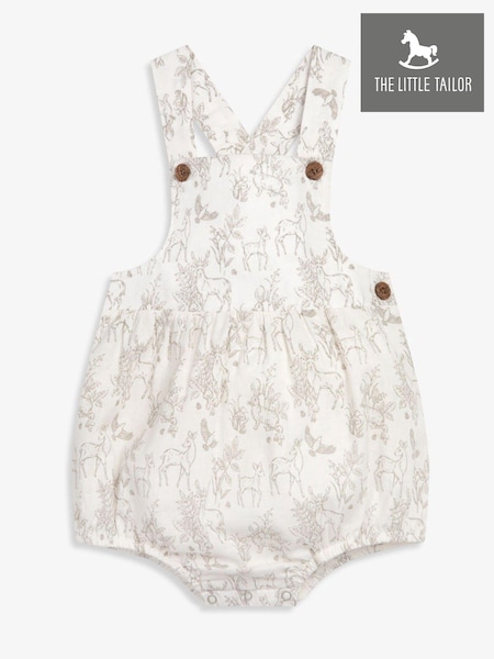 The Little Tailor Baby Woven 100% Cotton Rompersuit (B36154) | £20