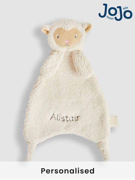 JoJo Maman Bébé Sheep Personalised Comforter (B36211) | £18