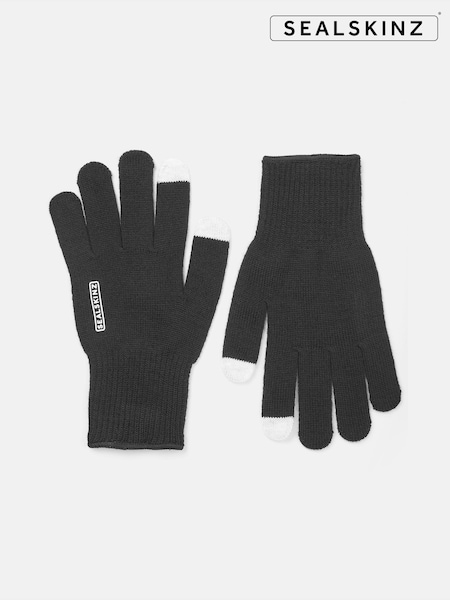 Sealskinz Green Hanworth Solo Merino Gloves (B36327) | £12.50