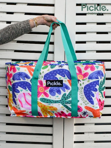 Pickle Picnic White and Green 3-in-1 Cool Bag (B37132) | £80