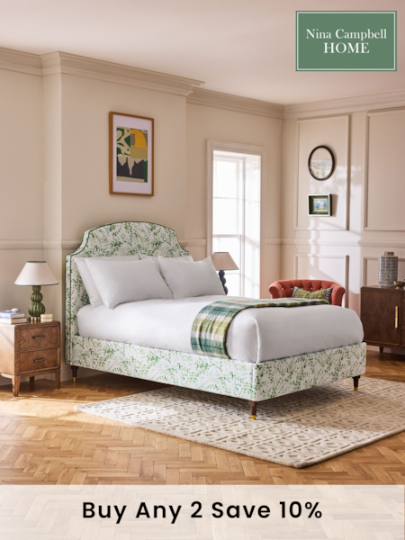 Nina Campbell Green Lowndes Bed Upholstered (B37196) | £575 - £750