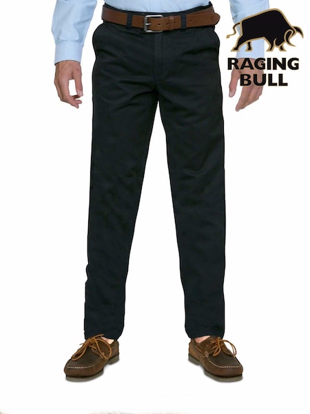 Raging Bull Blue Tapered Chino Trousers (B37494) | £69