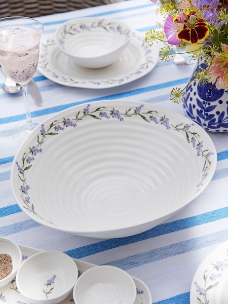 Sophie Conran White Large Lavandula Serving Bowl (B37828) | £56