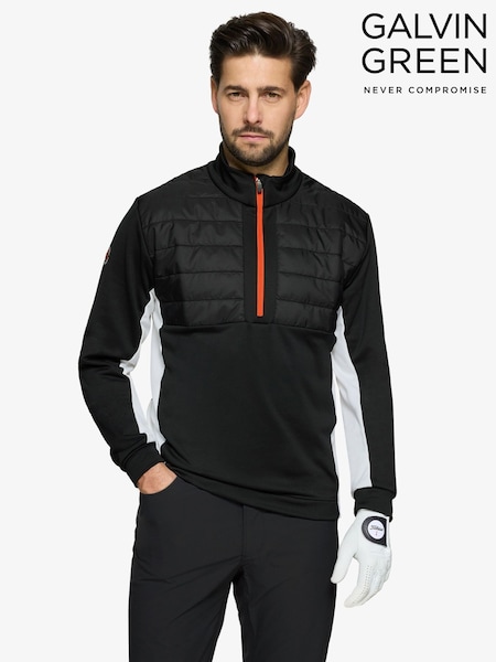 Black - Regular Galvin Green Dalton Golf 1/4 Zip Top