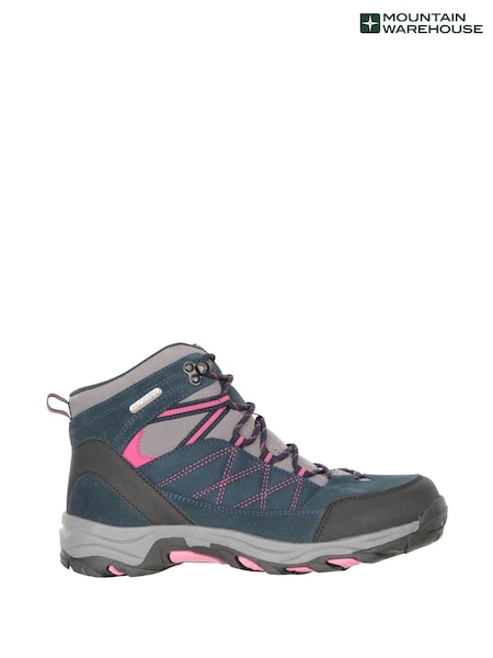 Mountain Warehouse Blue Rapid Womens Waterproof Hiking Boots (B38298) | £56