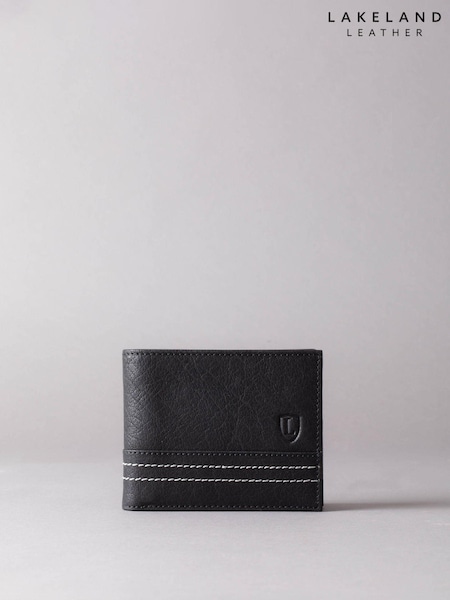 Lakeland Leather Black Mens Keswick Wallet (B38382) | £50