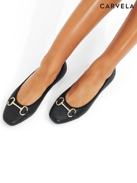 Carvela Comfort Click Ballet Black Pumps (B38462) | £139
