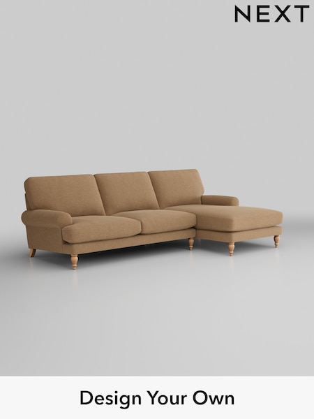 Fine Chenille Easy Clean/Mid Sand Beige Erin Deep Relaxed Sit (B38596) | £1,975