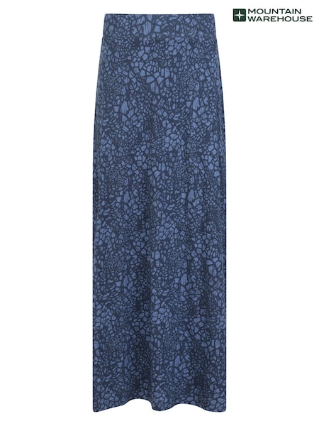 Mountain Warehouse Blue Womens Shore Long Jersey Skirt (B38740) | £30