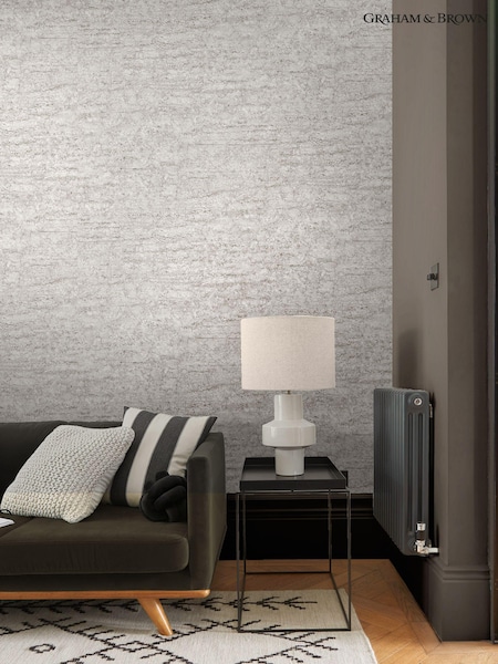 Graham & Brown Grey Vincenzo 10M Wallpaper (B38966) | £85
