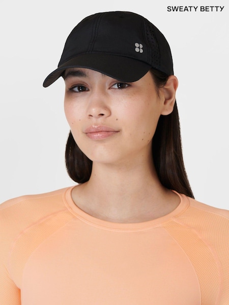 Sweaty Betty Black Swiftie Pace Cap (B39126) | £25