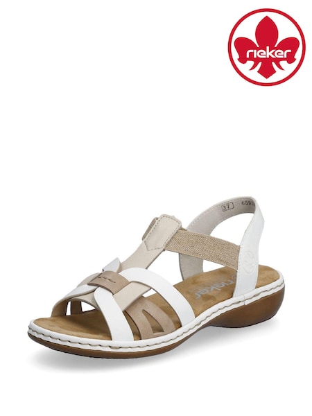Rieker Womens Elastic Stretch Sandals (B39248) | £60