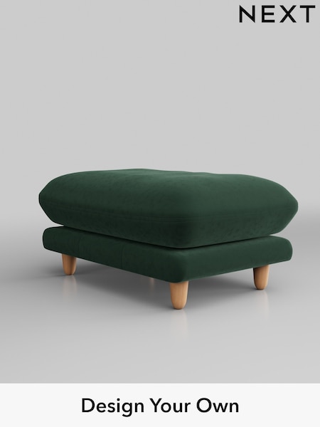 Plush Velvet Easy Clean/Bottle Green Odella (B39482) | £425