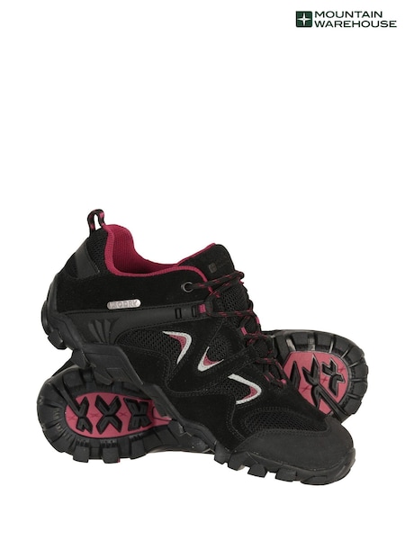 Mountain Warehouse Black Curlews Womens Waterproof Shoes (B39509) | £49