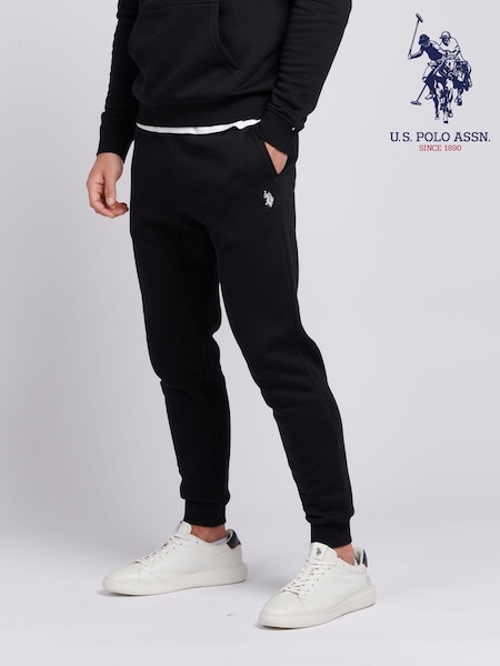 U.S. Polo Assn. Black Mens Classic Fit Double Horsemen Joggers (B39570) | £50