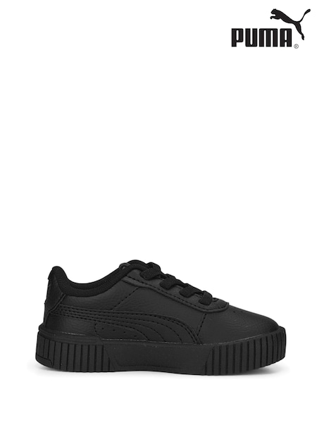 Puma Black Carina 2.0 AC Babies Trainers (B39680) | £32