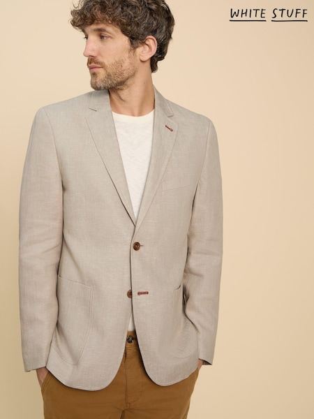 White Stuff Natural 100% Linen Blazer (B39850) | £70