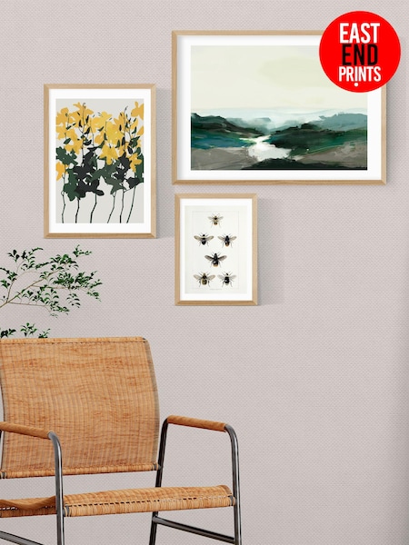 East End Prints Oak Countryside Walk Wall Set (B40263) | £160