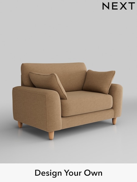 Fine Chenille Easy Clean/Mid Sand Beige Campbell (B40355) | £975