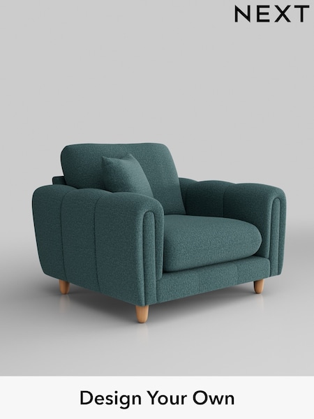 Chunky Chenille/Mid Teal Green Odella (B40533) | £975