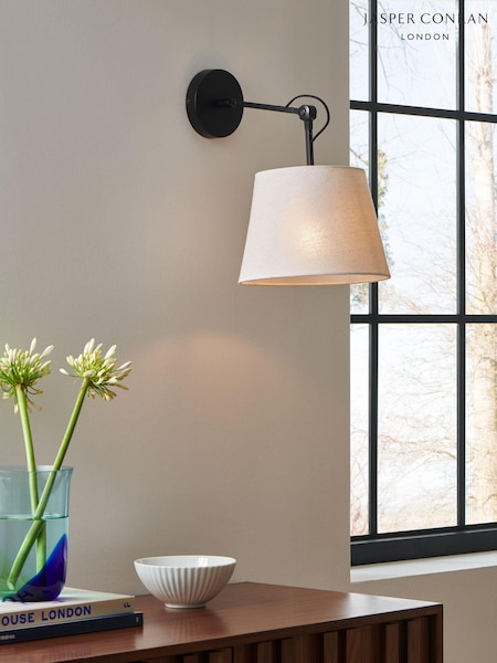 Jasper Conran London White/Black Wall Light (B41050) | £70