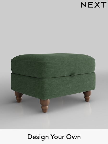 Fine Chenille Easy Clean/Mid Khaki Green Ashford Relaxed Sit (B41471) | £499